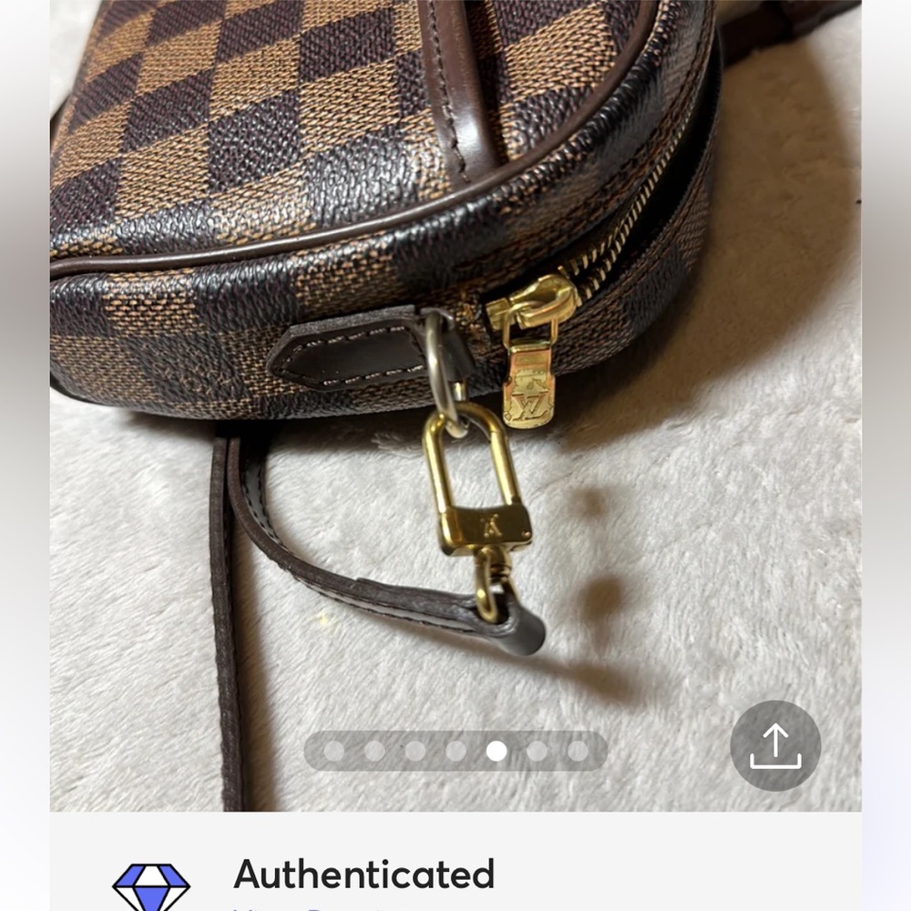 SOLD❗️Rare Louis Vuitton Ipanema Pochette Damier Ebene 3 way crossbody - Picture 5 of 7